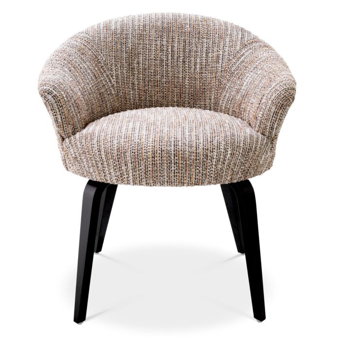 Chaise de salle à manger en tissu beige | Eichholtz Moretti
