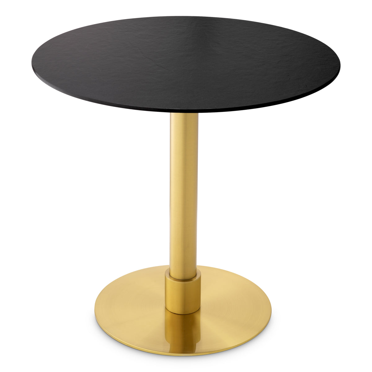 Table à manger en laiton brossé | Eichholtz Terzo Round - vue de détail | REMO-HOME