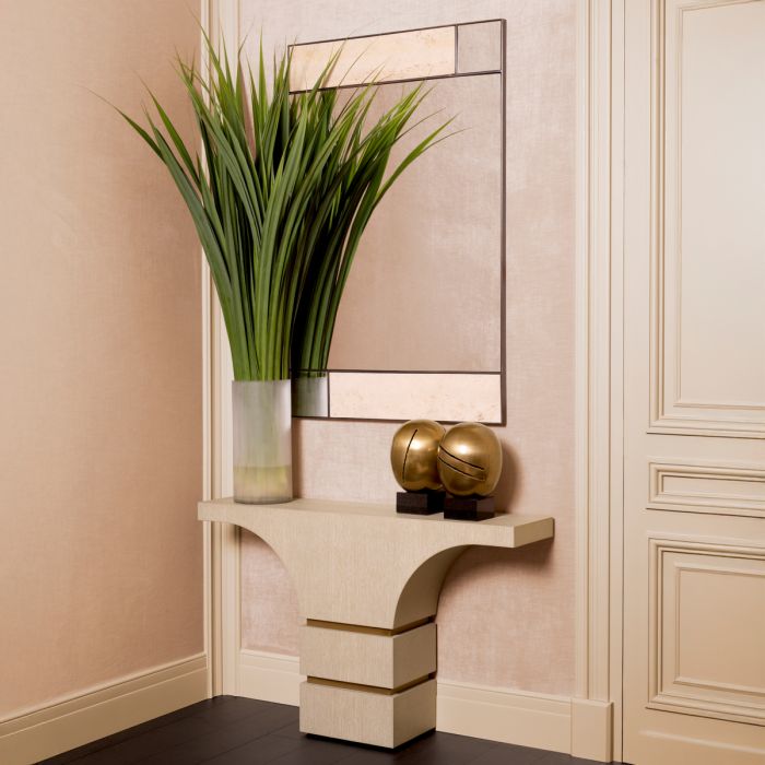 Console dorée en chêne marron | Eichholtz Thaddeus