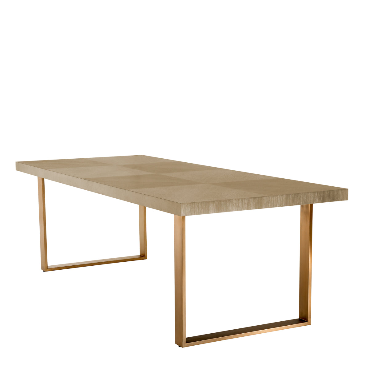 Table de salle à manger en placage chêne blanchi | Eichholtz Remington 230 cm - vue de détail | REMO-HOME