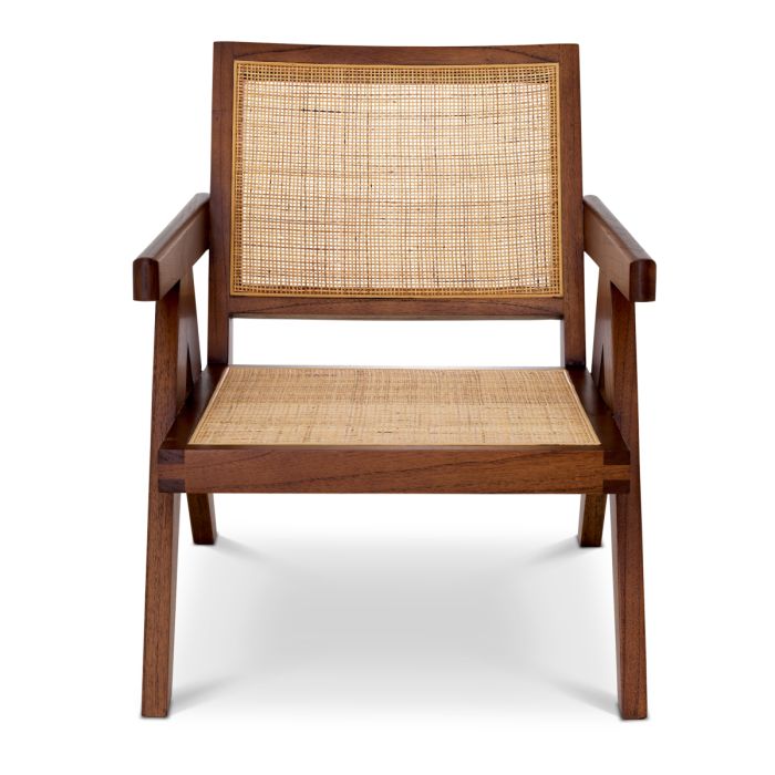 Fauteuil marron en rotin | Eichholtz Aristide