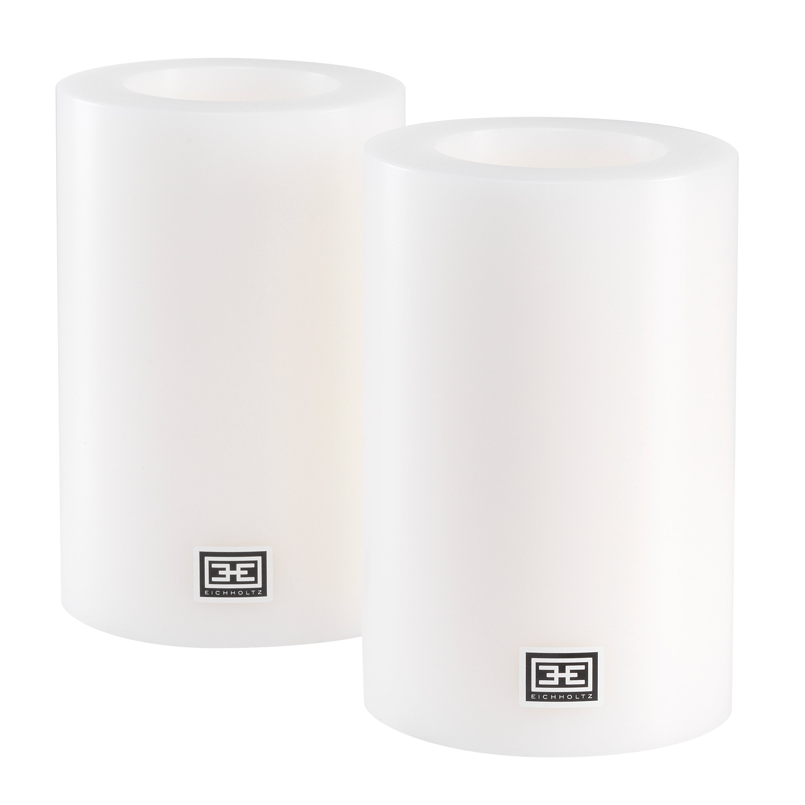 Bougie artificielle ø 10 x H. 15 cm set de 2 | Eichholtz Artificial Candle ø 10 x H. 12 cm - vue de détail | REMO-HOME