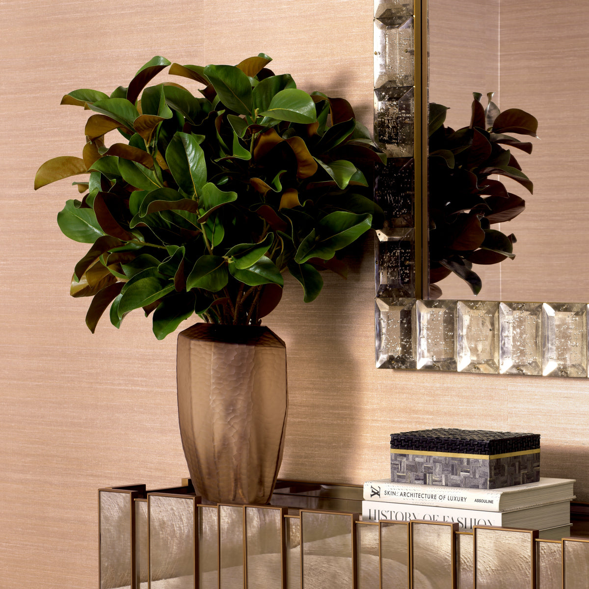 Fagot de feuilles de magnolia 24 pcs | Eichholtz Bundle of Magnolia leaves 24 pcs - vue de détail | REMO-HOME