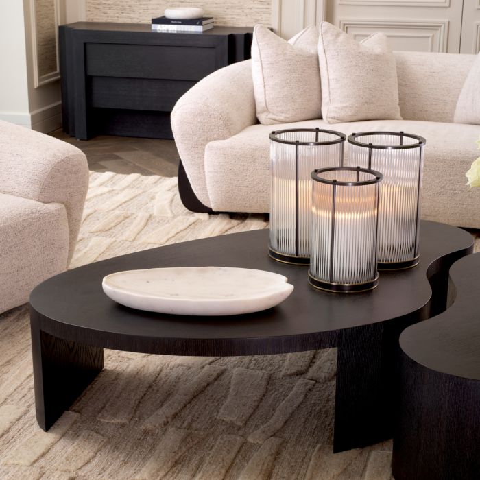 Table basse en chêne anthracite | Eichholtz Ancona