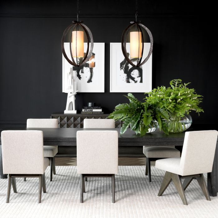 Lustre en bronze martelé | Eichholtz Luciano