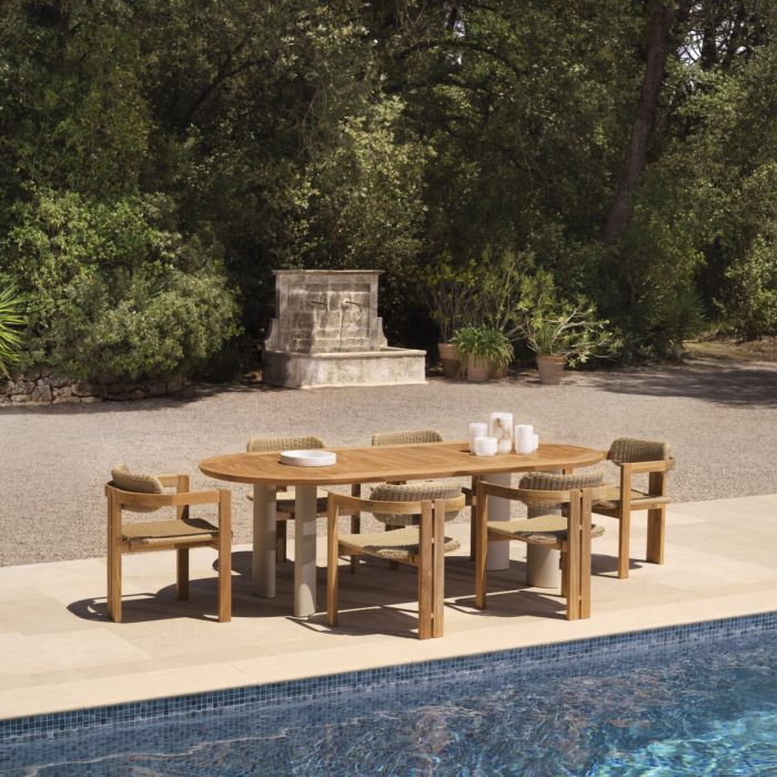 Chaise extérieure en teck | Eichholtz Donato