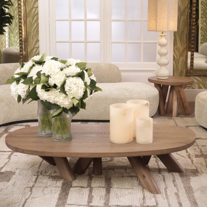 Table d'appoint en chêne marron | Eichholtz Bayshore