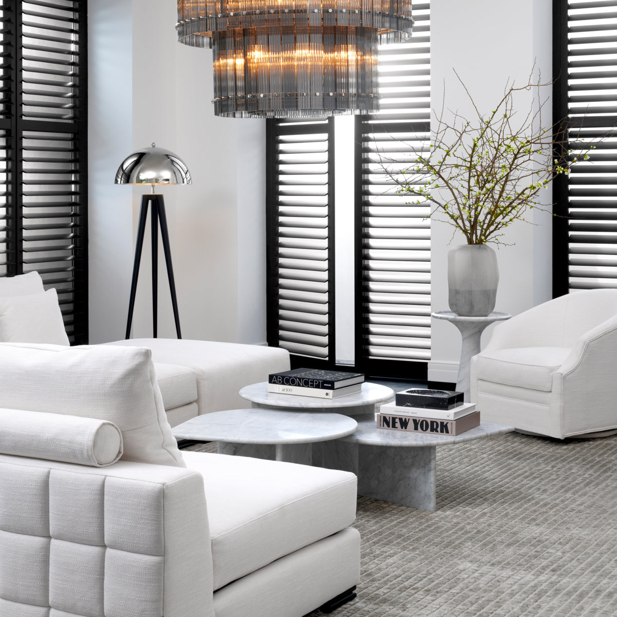 Modular Sofa Clifford ottoman