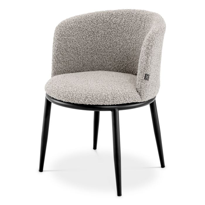 Chaise de salle à manger bouclé gris (lot de 2) | Eichholtz Filmore