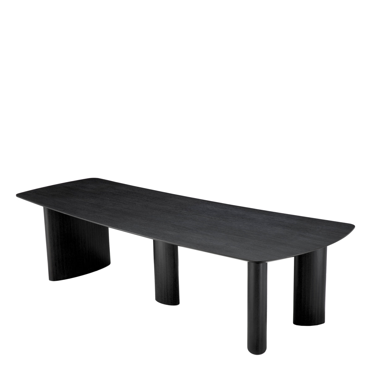Table à manger en placage de chêne naturel | Eichholtz Bergman L - vue de détail | REMO-HOME