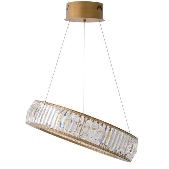 Lustre doré en verre cristal | Eichholtz Vancouver S