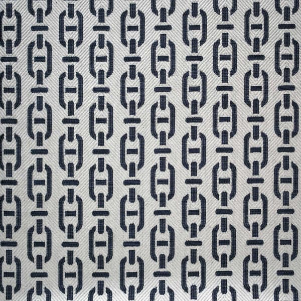 Tissu d'ameublement Burlington Navy Cigarette and Match | Andrew Ma... - vue de détail | REMO-HOME