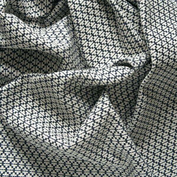 Tissu d'ameublement Brook Navy | Andrew Martin - vue principale | REMO-HOME