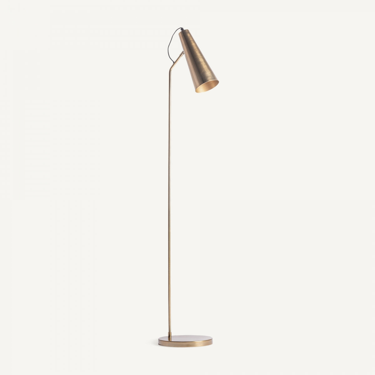 Lampadaire en laiton brossé | Vical Ottone | REMO, mobilier et décoration d'intérieur