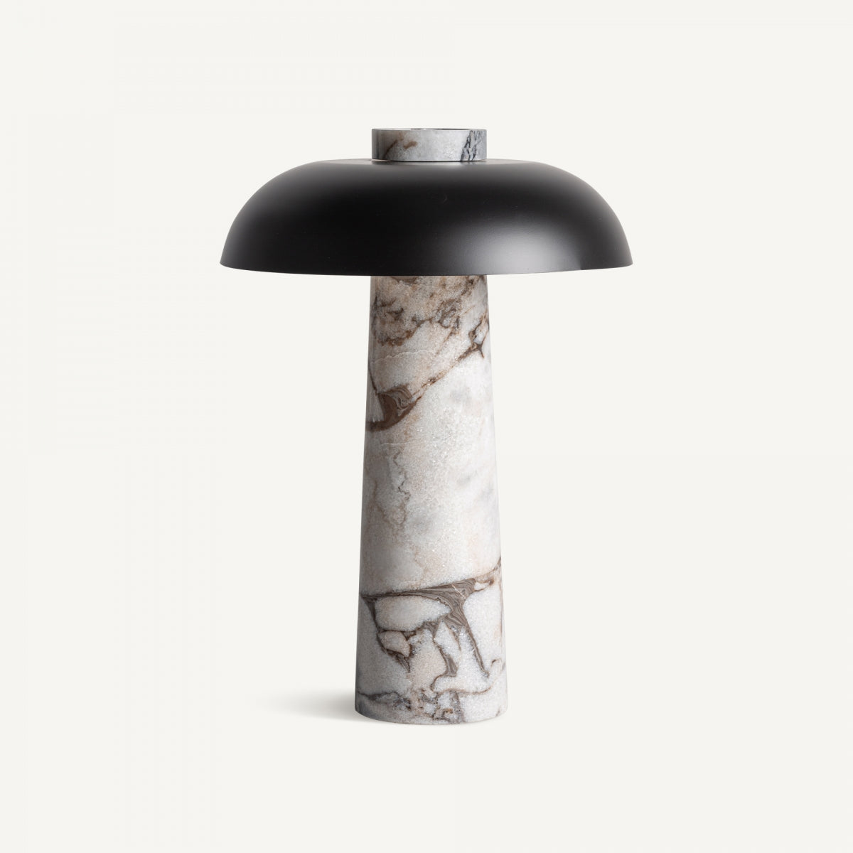 Lampe de table en marbre gris | Vical Dome | REMO, mobilier et décoration d'intérieur