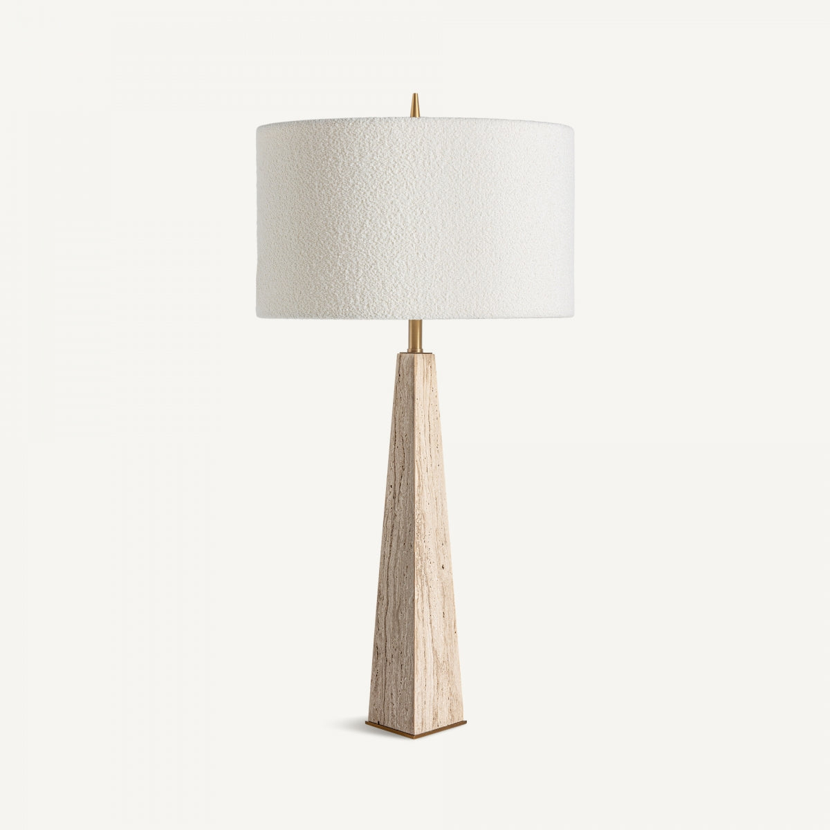 Lampe de table en marbre beige | Vical Tetbury | REMO, mobilier et décoration d'intérieur