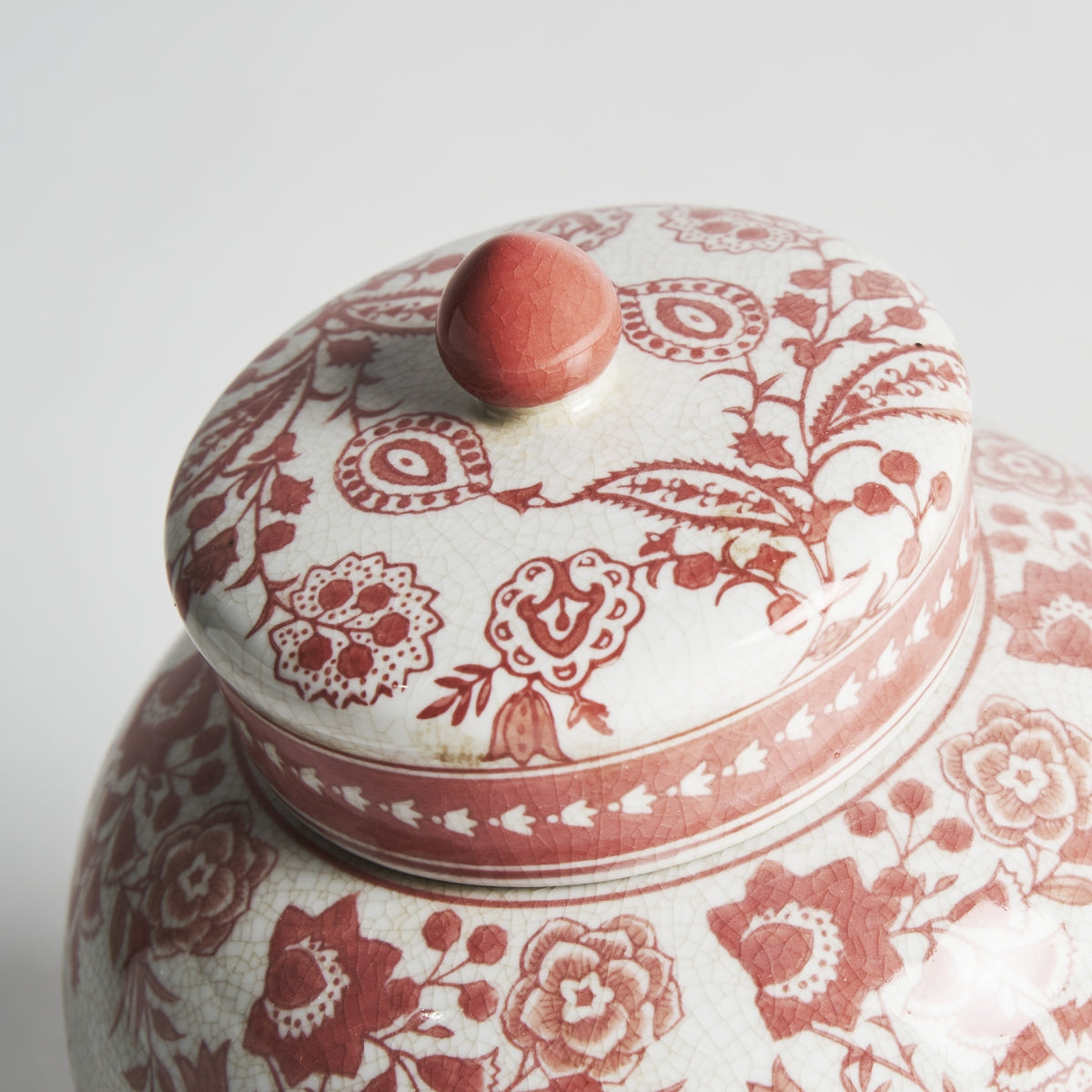 Pot oriental en céramique rouge | VICAL Celas L | REMO, mobilier et décoration d'intérieur