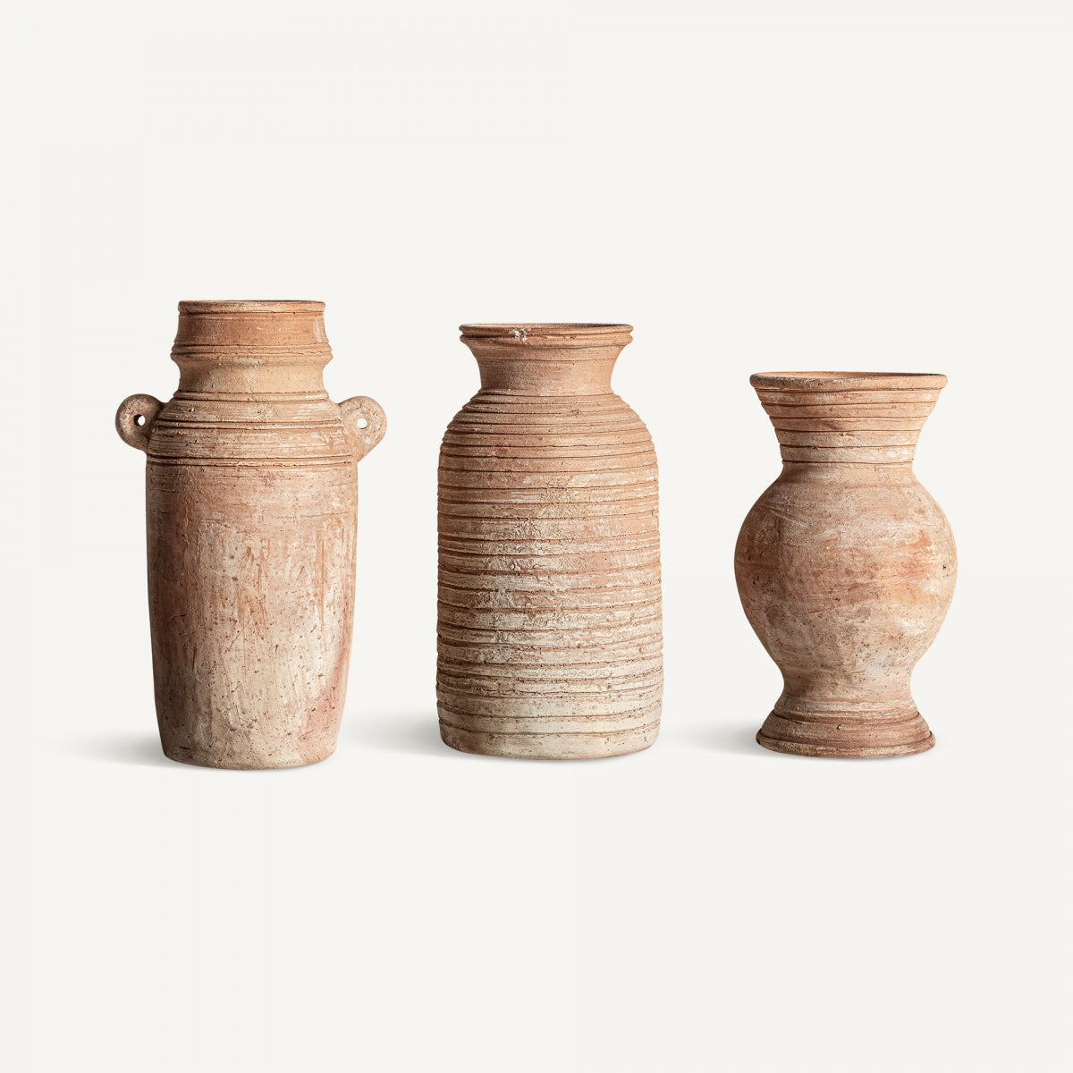 Vase en argile (lot de 3) | Vical Grece | REMO, mobilier et décoration d'intérieur