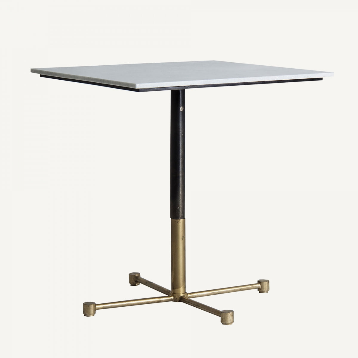 Table bistrot en marbre et laiton patiné | VICAL Dahn | REMO, mobilier et décoration d'intérieur