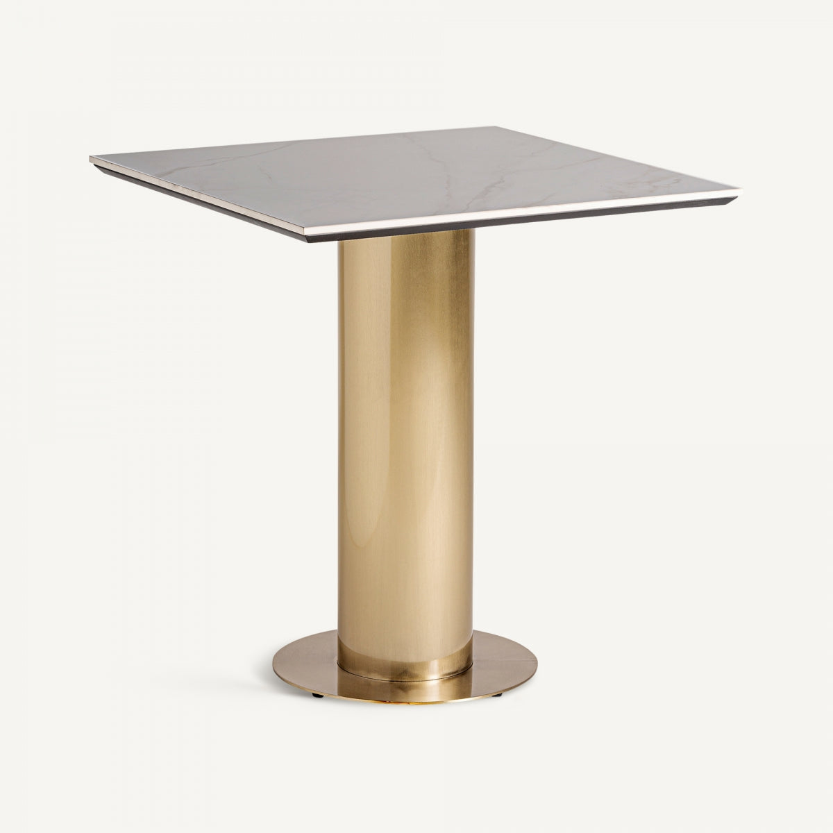 Table bistrot en marbre et laiton doré | VICAL Naustdal |  REMO, mobilier et décoration d'intérieur