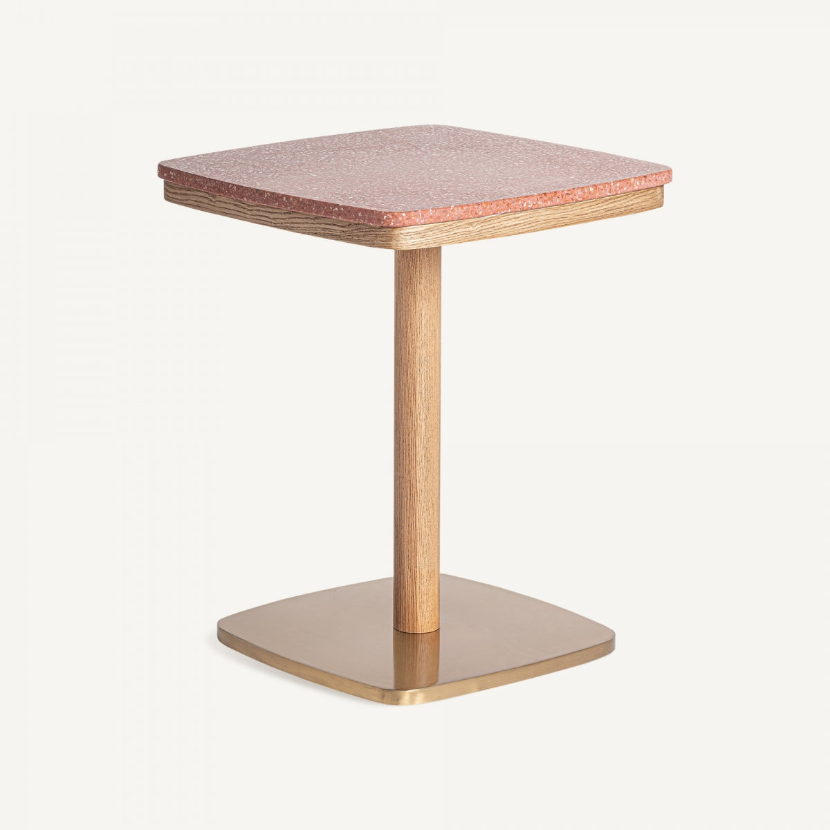 Table bistrot en terrazzo rouge | VICAL Alferce | REMO, mobilier et décoration d'intérieur