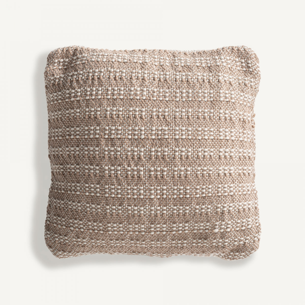 Coussin d'extérieur en tissu recyclé beige | Vical Kirho | REMO, mobilier et décoration d'extérieur