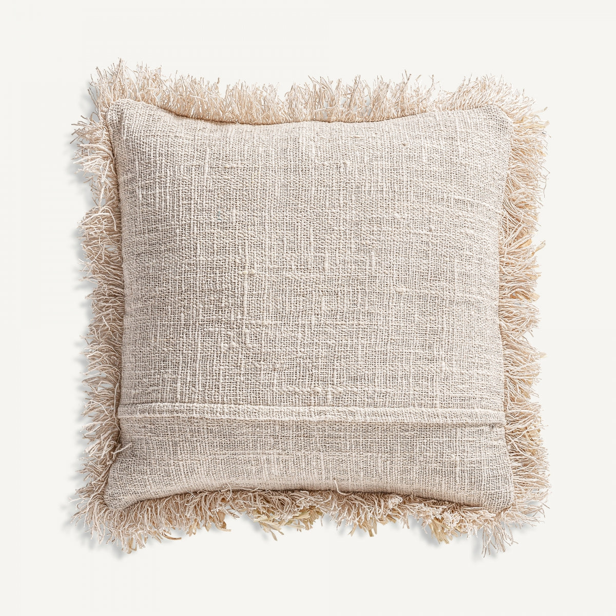 Coussin carré en coton beige | Vical Clancy | REMO, mobilier et décoration d'intérieur