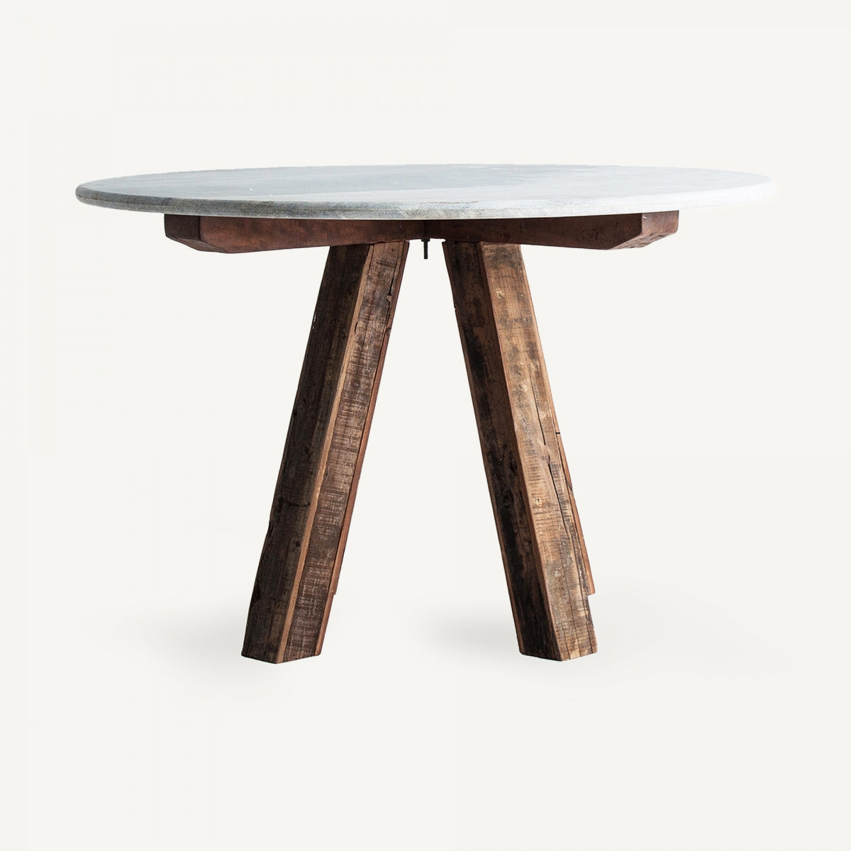 Table de salle à manger ronde en marbre blanc ø 120 cm | VICAL Zwaia | REMO, mobilier et décoration d'intérieur