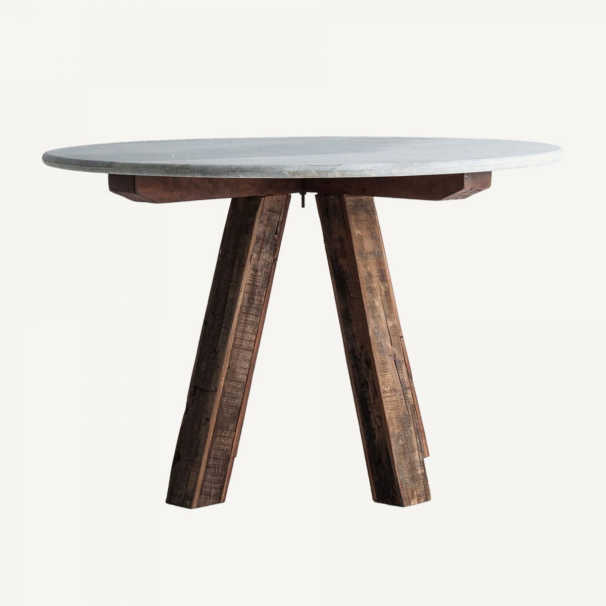 Table de salle à manger ronde en marbre blanc ø 120 cm | VICAL Zwaia | REMO, mobilier et décoration d'intérieur