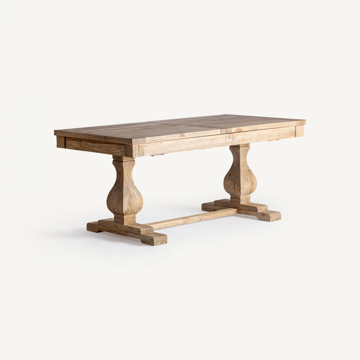 Table de salle à manger extensible en bois d'orme 160 cm | VICAL Berca | REMO, mobilier et décoration d'intérieur