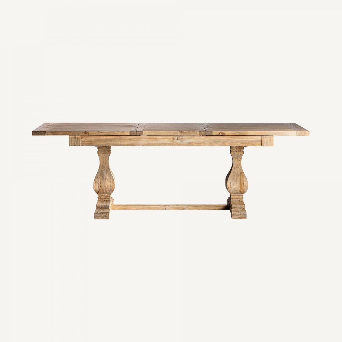 Table de salle à manger extensible en bois d'orme | VICAL Berca | REMO, mobilier et décoration d'intérieur