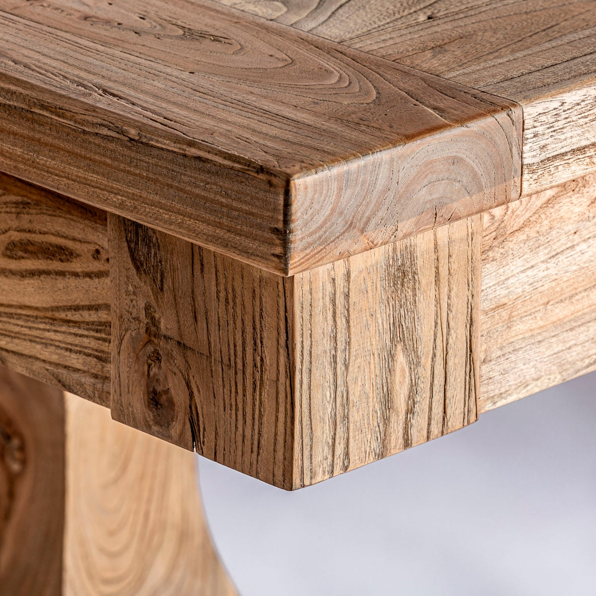 Table de salle à manger extensible en bois d'orme | VICAL Berca | REMO, mobilier et décoration d'intérieur