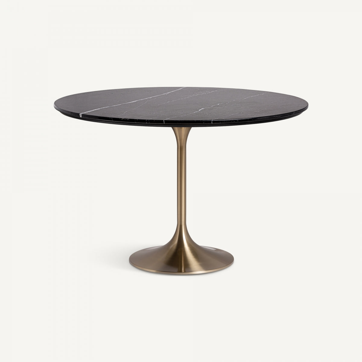 Table de salle à manger ronde en pierre noire | VICAL Kelheim | REMO, mobilier et décoration d'intérieur