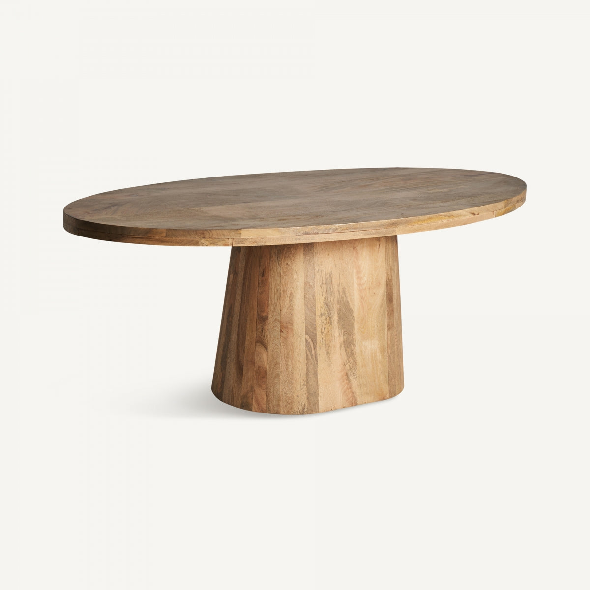 Table de salle à manger ovale en bois de manguier 200 cm | VICAL Mersch | REMO, mobilier et décoration d'intérieur