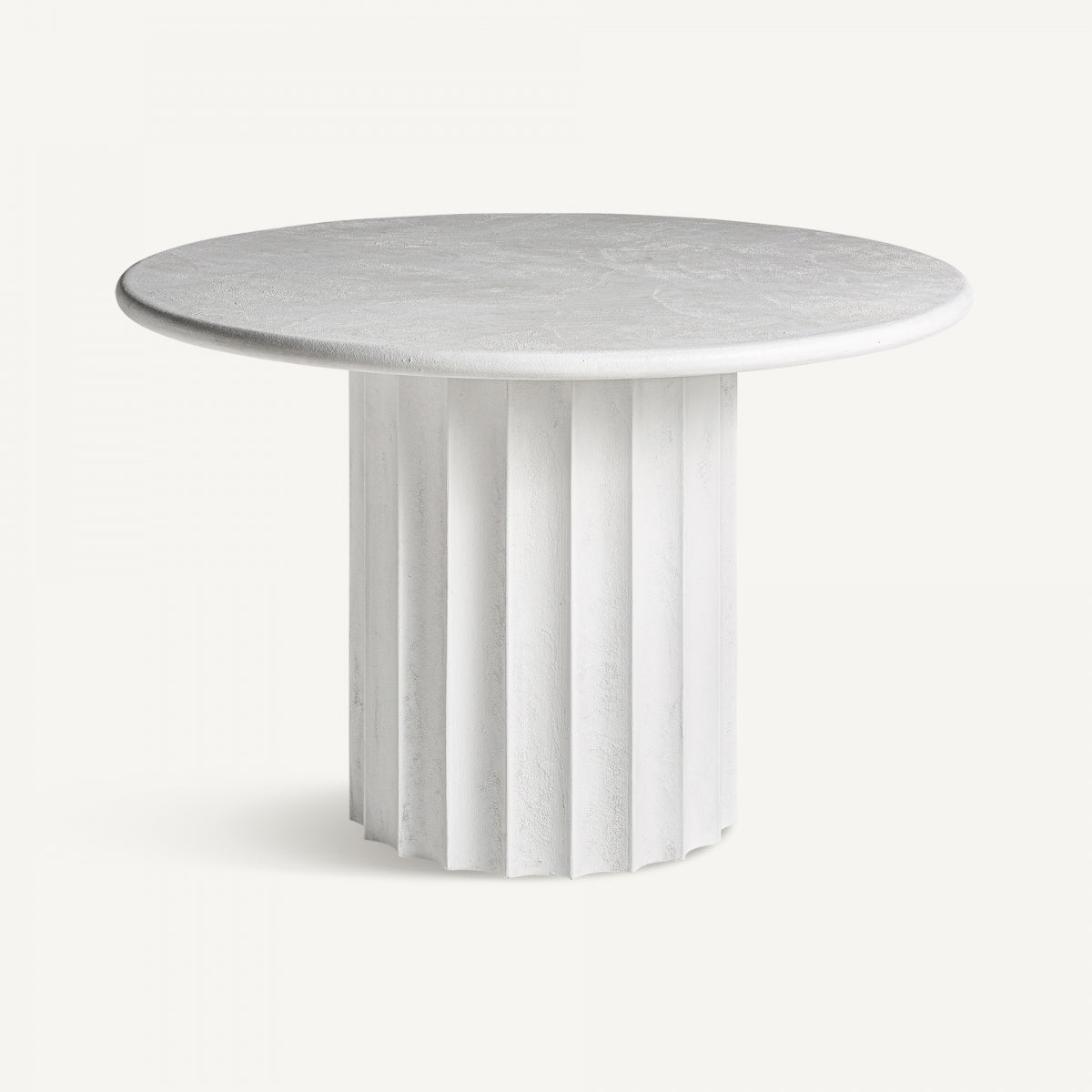 Table de salle à manger ronde en résine blanche | VICAL Mulcey | REMO, mobilier et décoration d'intérieur