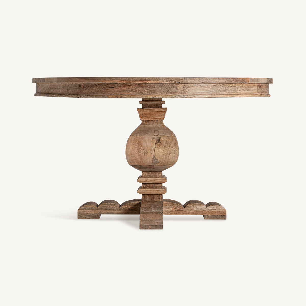 Table de salle à manger ronde en manguier ø 130 cm | VICAL Kehrig | REMO, mobilier et décoration d'intérieur