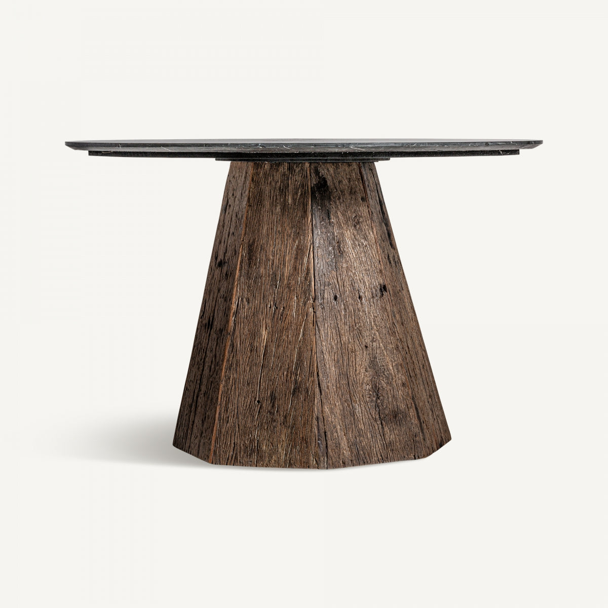 Table de salle à manger ronde en marbre noir ø 120 cm | VICAL Walding | REMO, mobilier et décoration d'intérieur