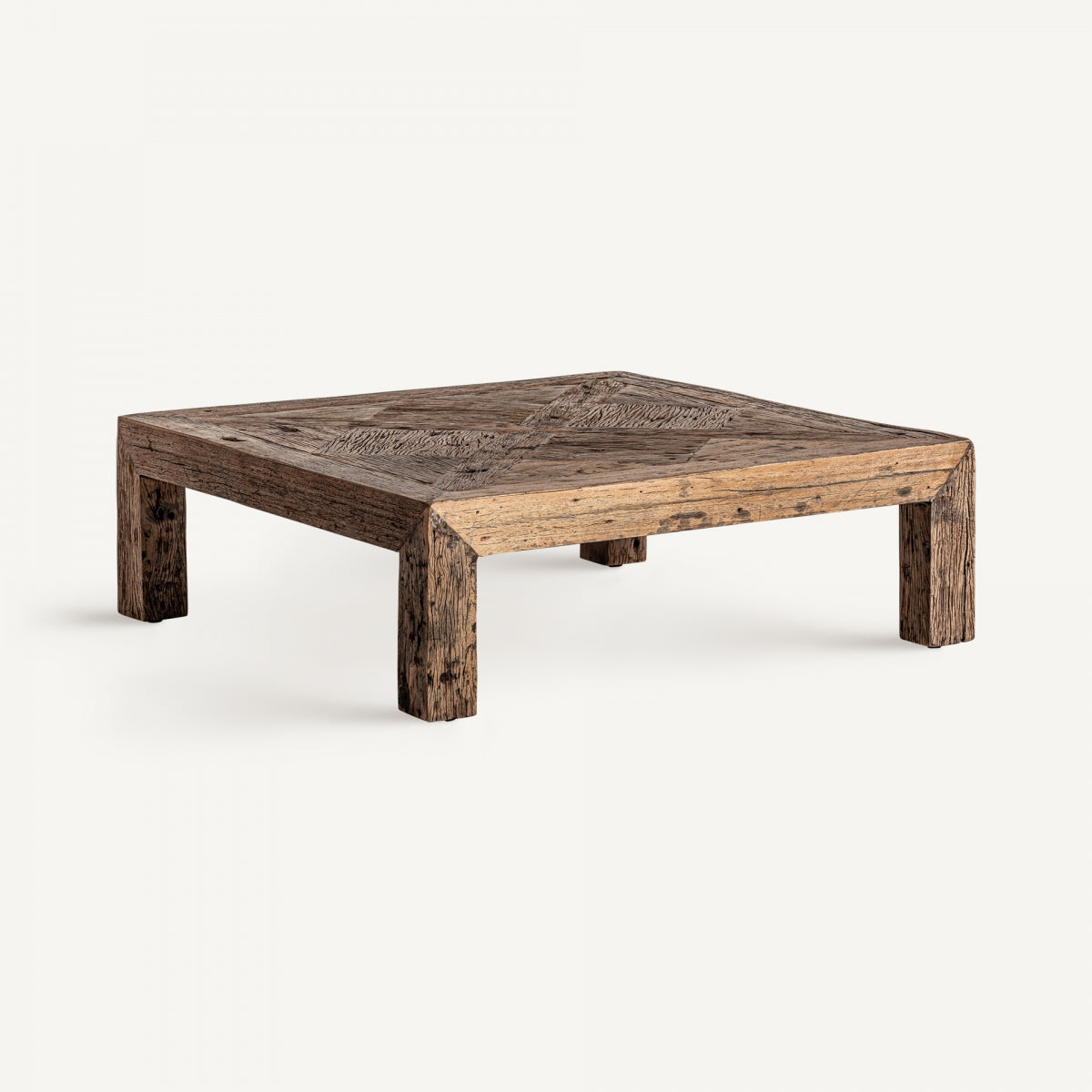 Table basse carrée en bois de pin | VICAL Walding | REMO, mobilier et décoration d'intérieur