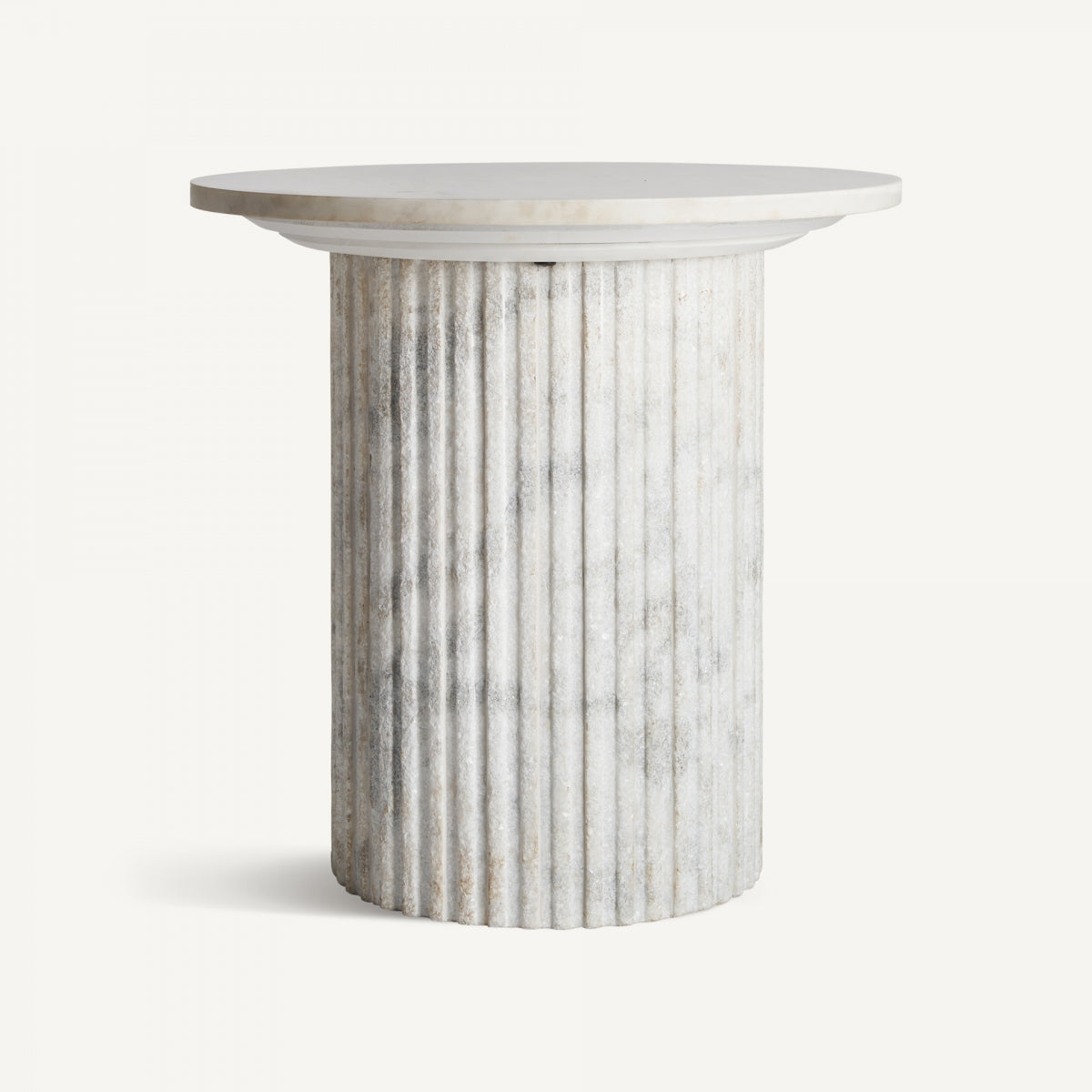 Table d'appoint en marbre blanc | VIDAL Esches | REMO, mobilier et décoration d'intérieur