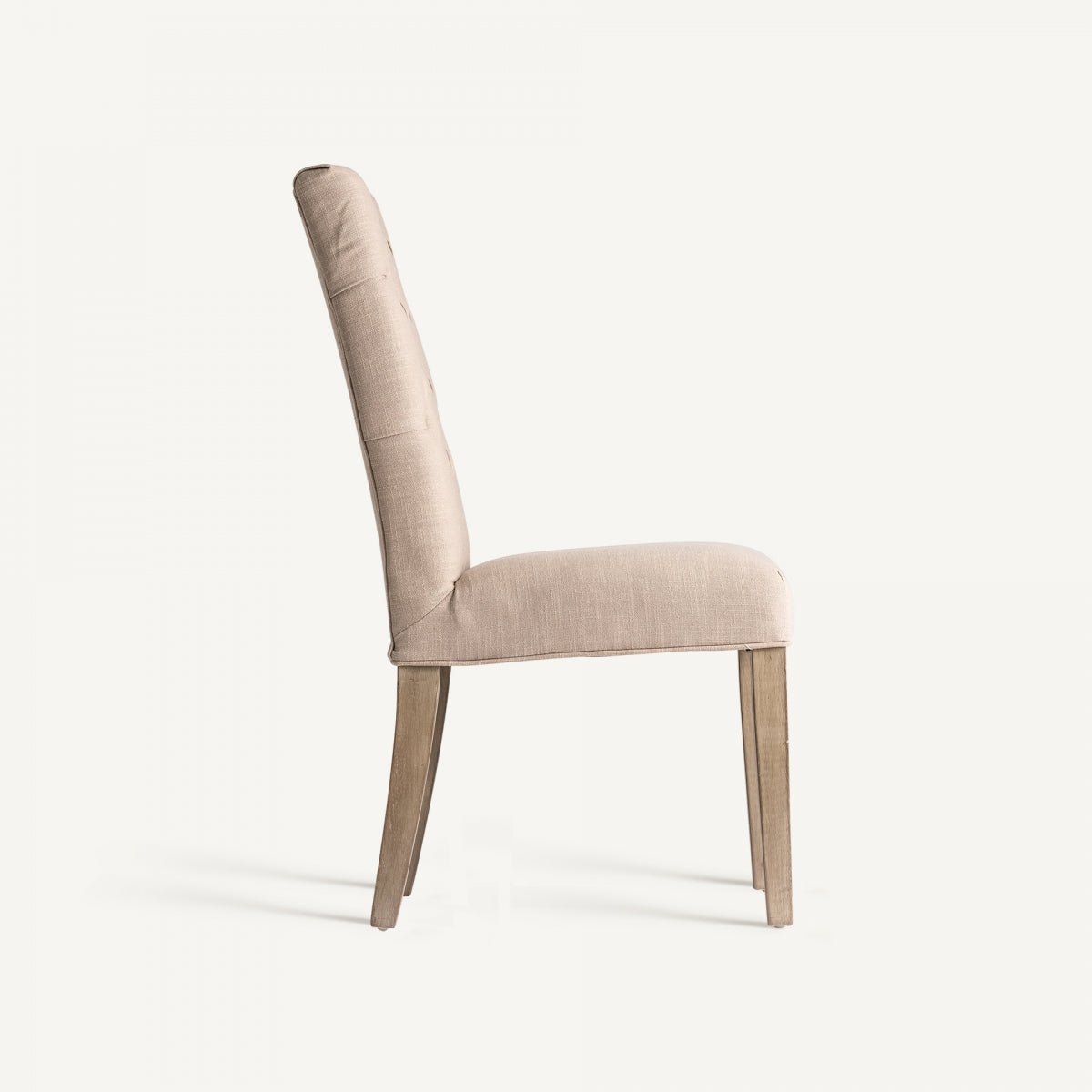 Chaise de salle à manger en tissu ocre | VICAL Isere | REMO, mobilier et décoration d'intérieur