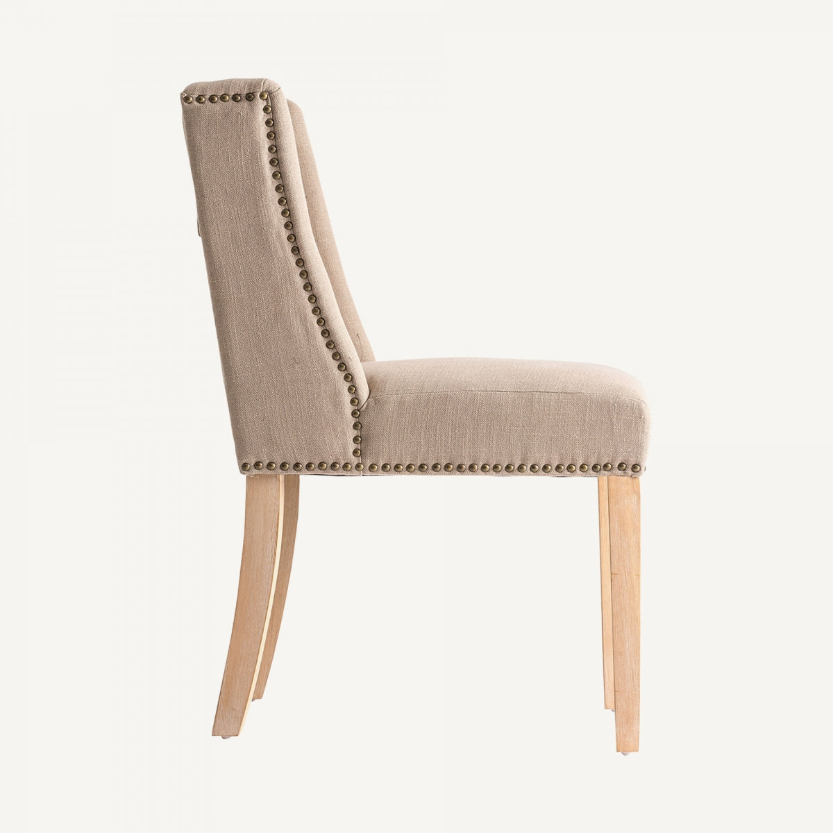 Chaise de salle à manger en tissu beige | VICAL Erfurt | REMO, mobilier et décoration d'intérieur