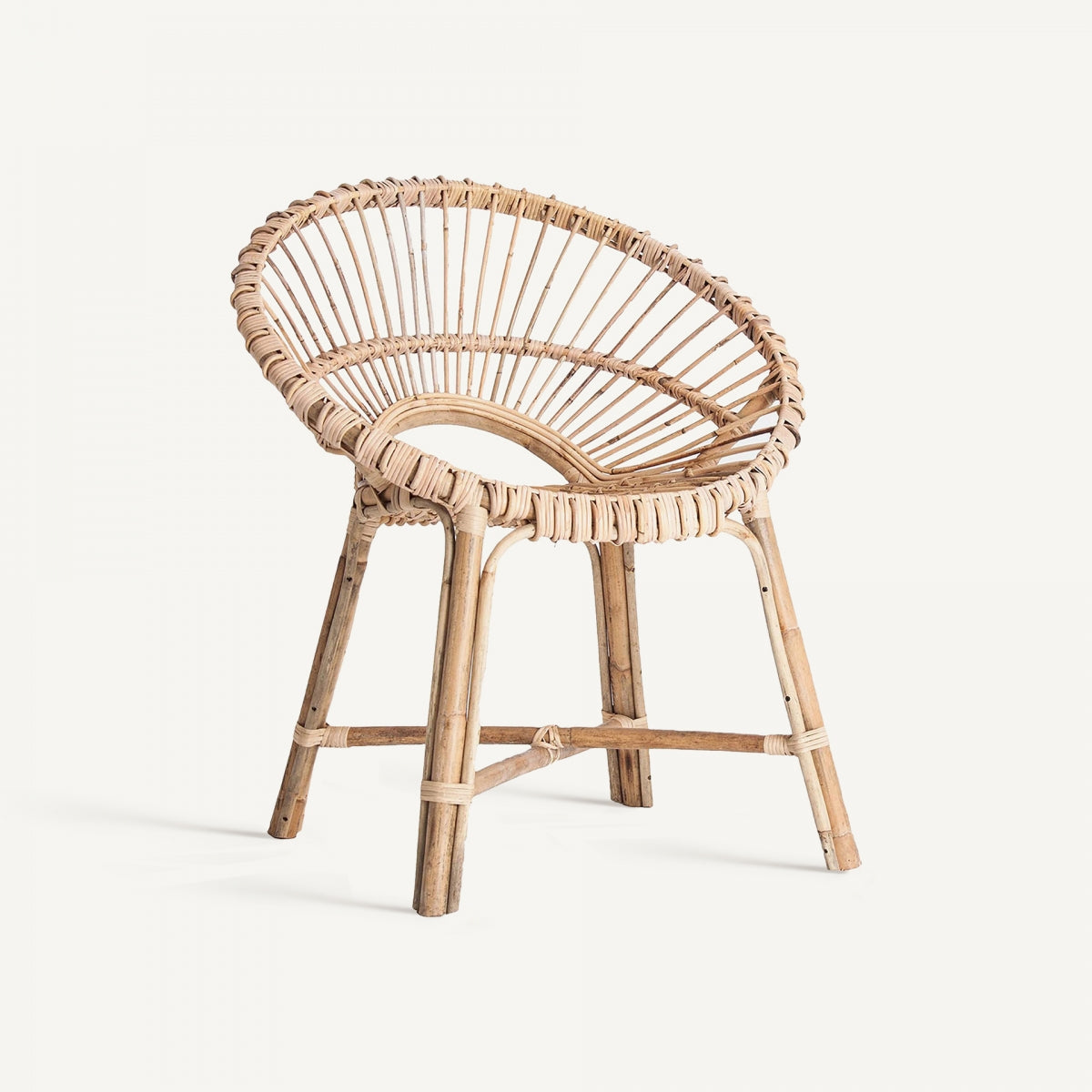 Fauteuil en rotin beige | VICAL Chilow | REMO, mobilier et décoration d'intérieur