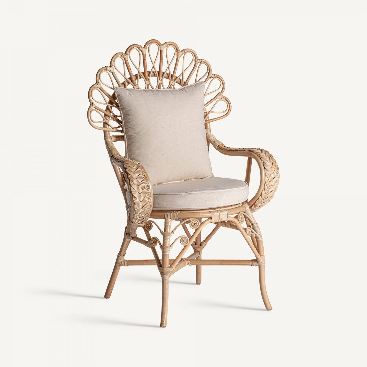 Natural Rattan Dining Chair | VICAL Nulvi