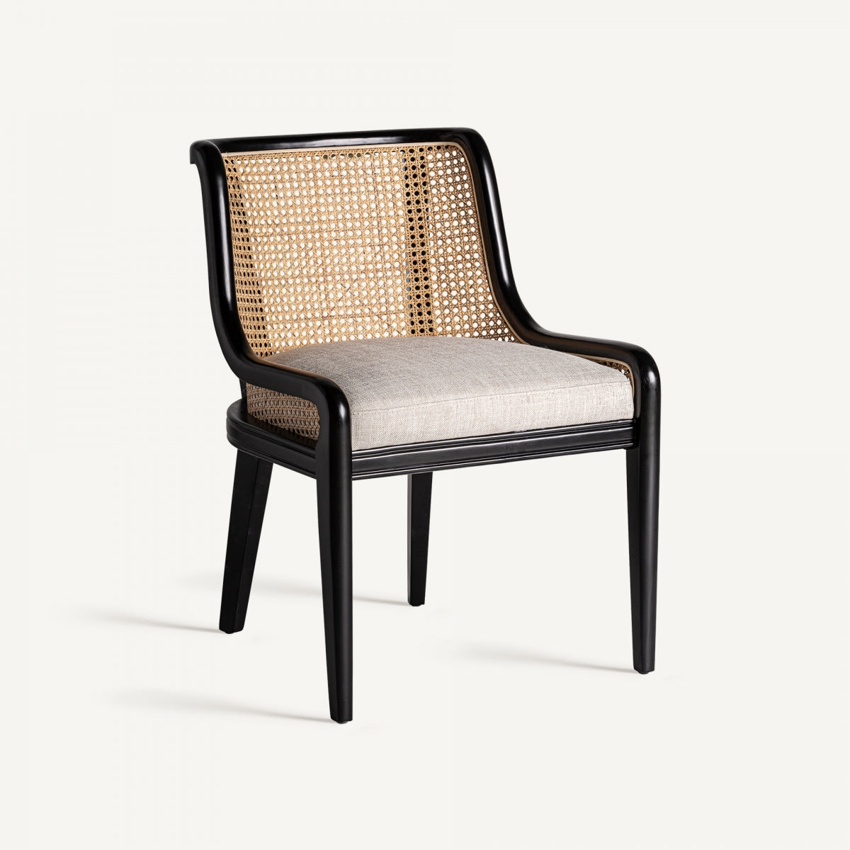 Chaise de salle à manger en tissu crème | VICAL Velburg | REMO, mobilier et décoration d'intérieur