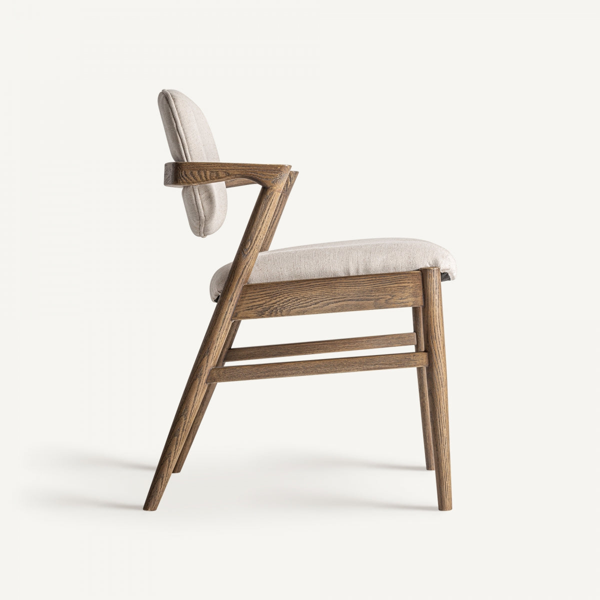 Chaise de salle à manger en lin beige | VICAL Polch | REMO, mobilier et décoration d'intérieur