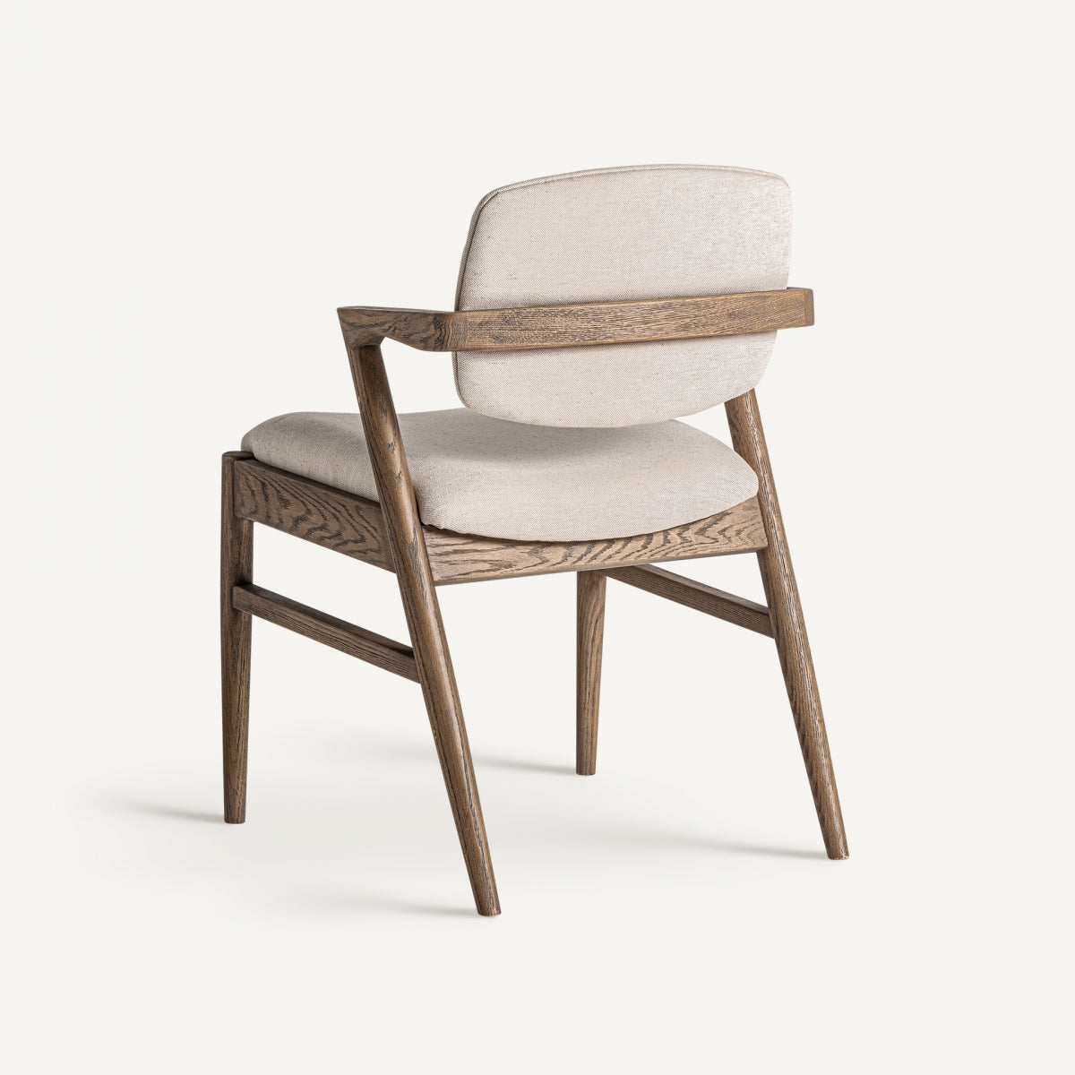 Chaise de salle à manger en lin beige | VICAL Polch | REMO, mobilier et décoration d'intérieur