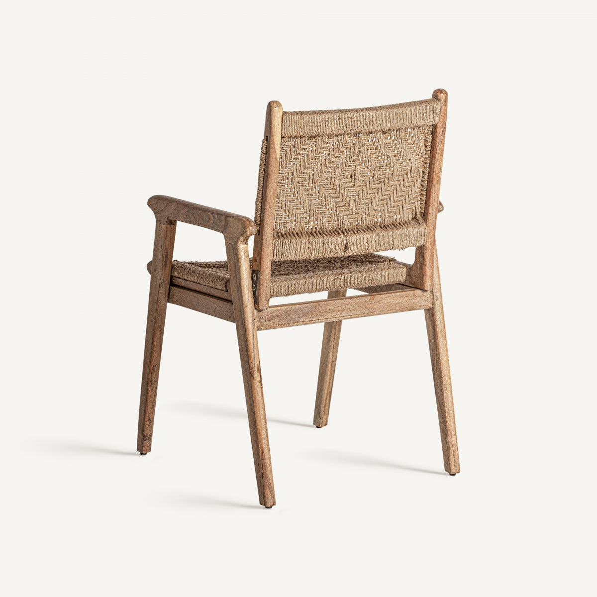 Chaise de salle à manger en jute et bois de manguier | VICAL Crinan | REMO, mobilier et décoration d'intérieur