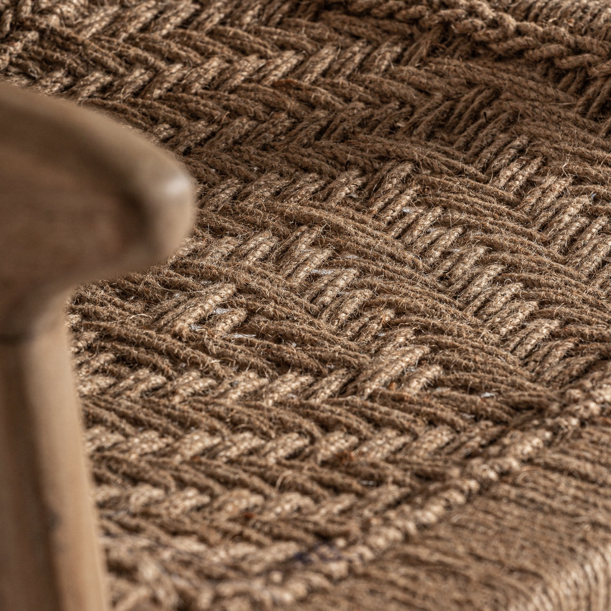 Chaise de salle à manger en jute et bois de manguier | VICAL Crinan | REMO, mobilier et décoration d'intérieur