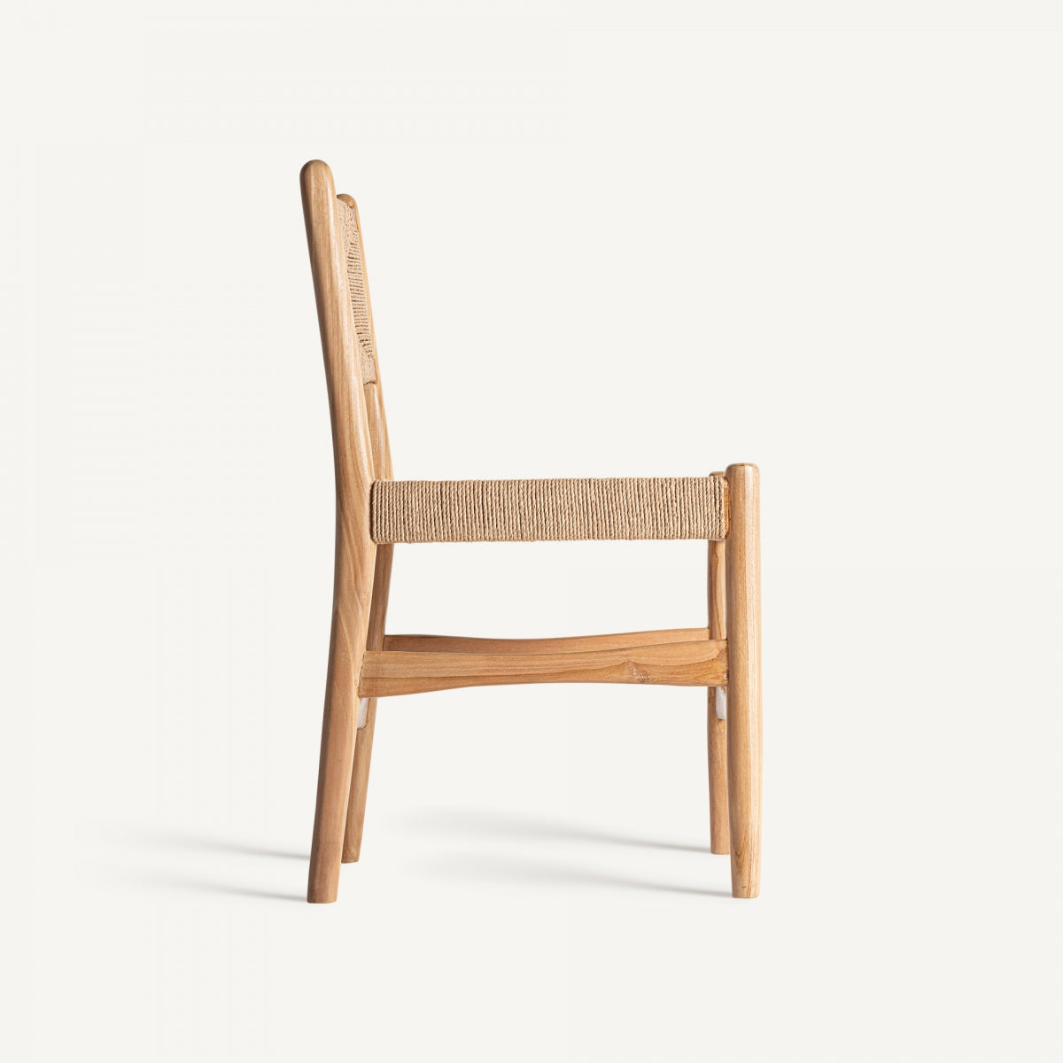 Chaise de salle à manger en bois et fibre de chanvre | VICAL Agia | REMO, mobilier et décoration d'intérieur