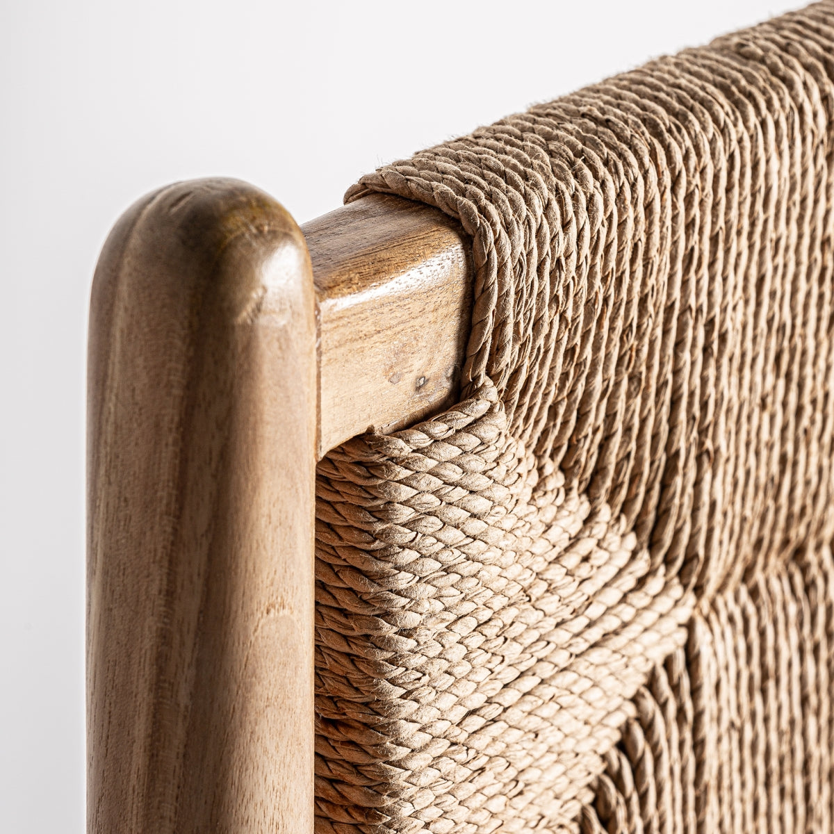 Chaise de salle à manger en bois et fibre de chanvre | VICAL Agia | REMO, mobilier et décoration d'intérieur